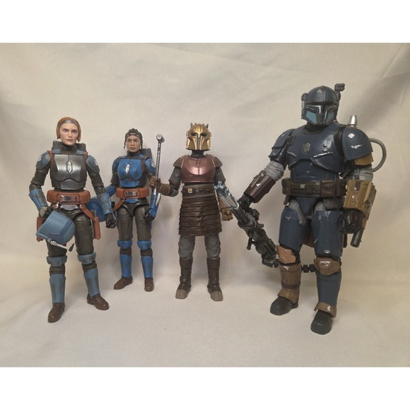 Hasbro Other - Hasbro Star Wars Black Series Mandalorian Lot Bo-Katan Kryze Armorer Paz Vizsla